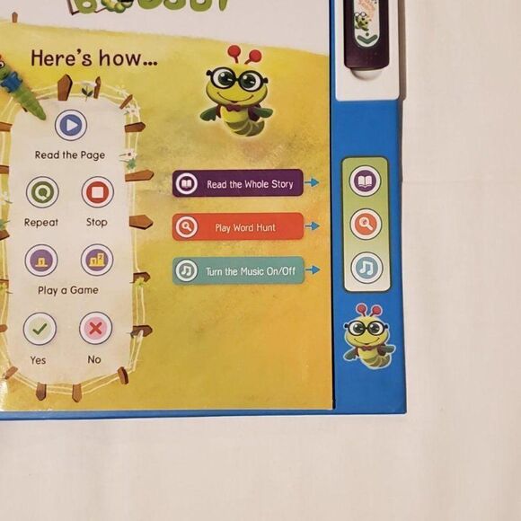 CHILDREN'S VTECH BUGSBY AMAZING STORY Learning Book - Picture 2 of 2